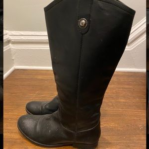 Melissa Button Lug Talk Frye Boots